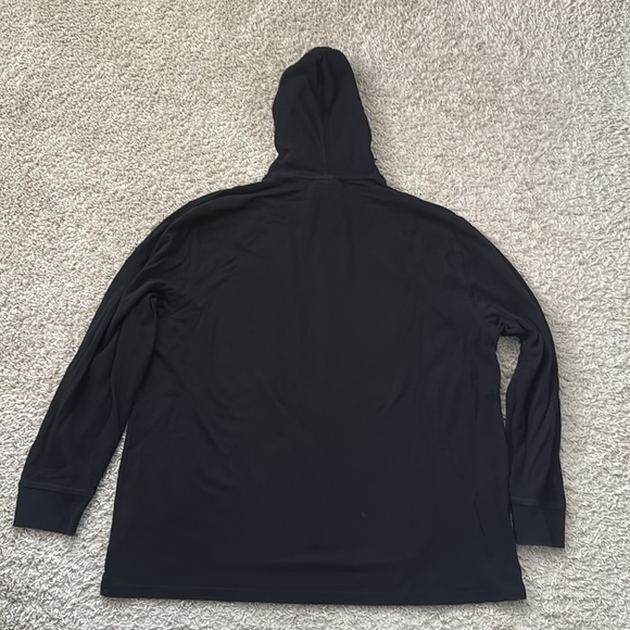 EUC Men’s Champion Black/White Script MidWeight Hoodie in Size 2XL - Picture 7 of 9